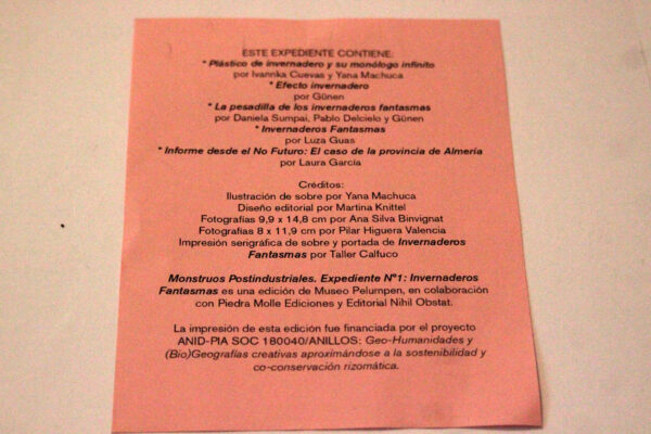 Monstruos Posindustriales. Expediente N°1: Invernaderos Fantasmas – Museo Pelumpen - Imagen 9